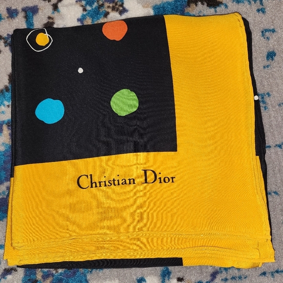 Christian Dior Vintage Silk Scarf - Picture 4 of 8
